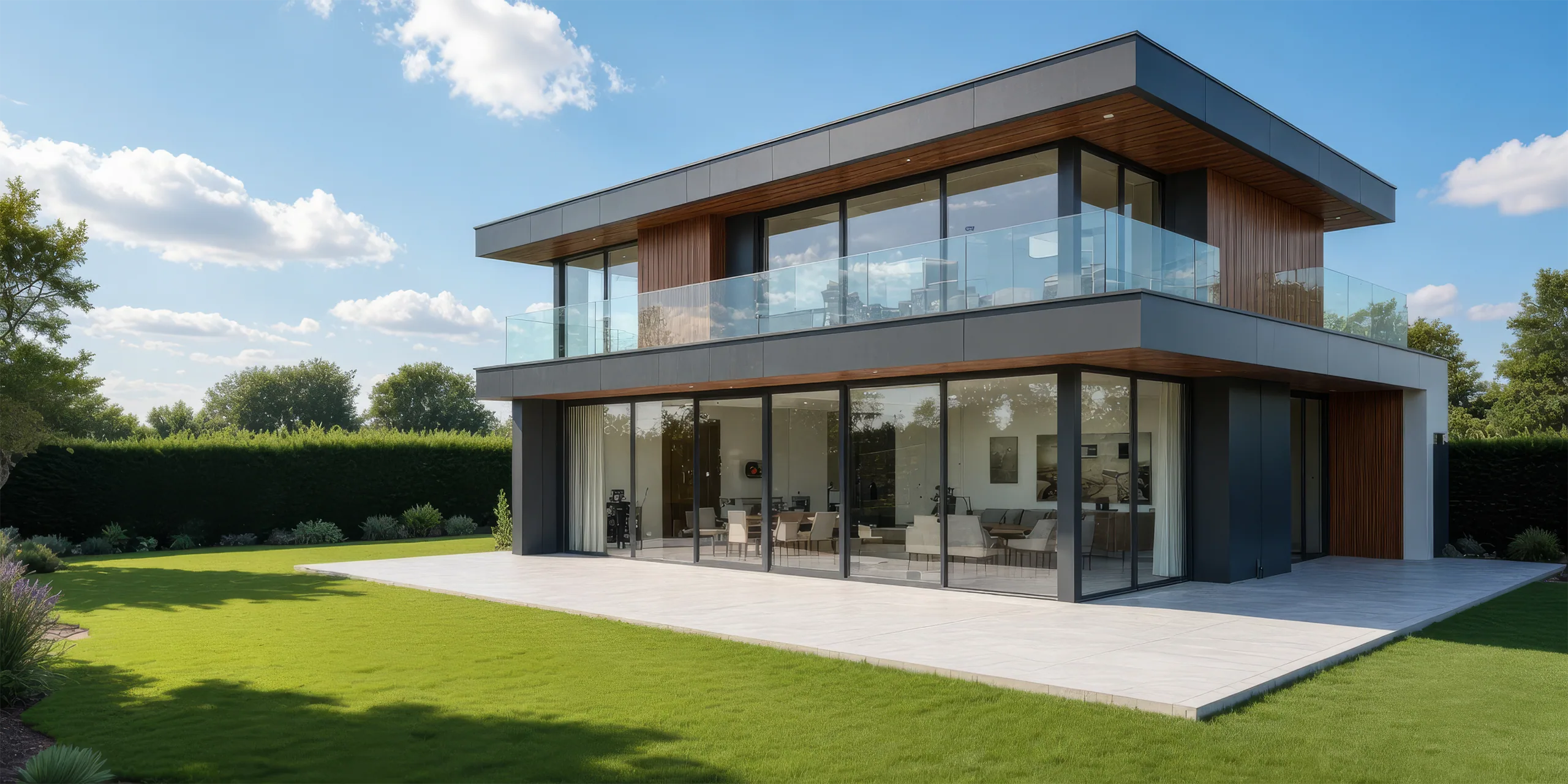 Modern home representing mortgage and homeownership opportunities